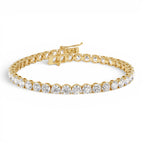 7.00ctw 14K Round Shaped Lab Grown Diamond Tennis Bracelet by Orlina Fine