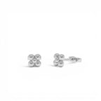 14K Bubble Cluster Stud Earrings - view 3