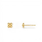 14K Bubble Cluster Stud Earrings - view 5