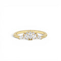 14K Dainty Marquise Diamond Stacking Ring by Orlina Fine