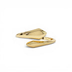 14K Gold Tapered Bypass Ring by Orlina Fine