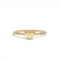 14k Bubble Heart Ring by Orlina Fine