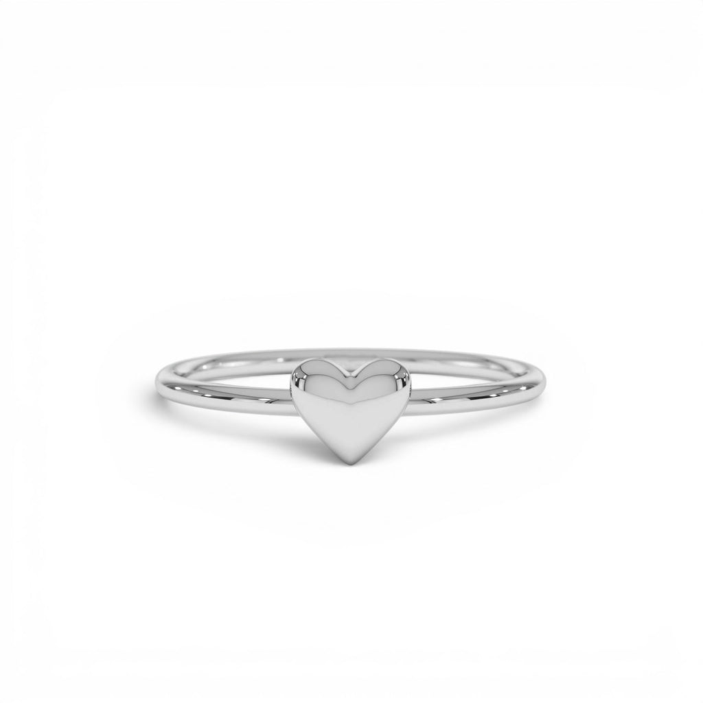 14k Bubble Heart Ring - view 3
