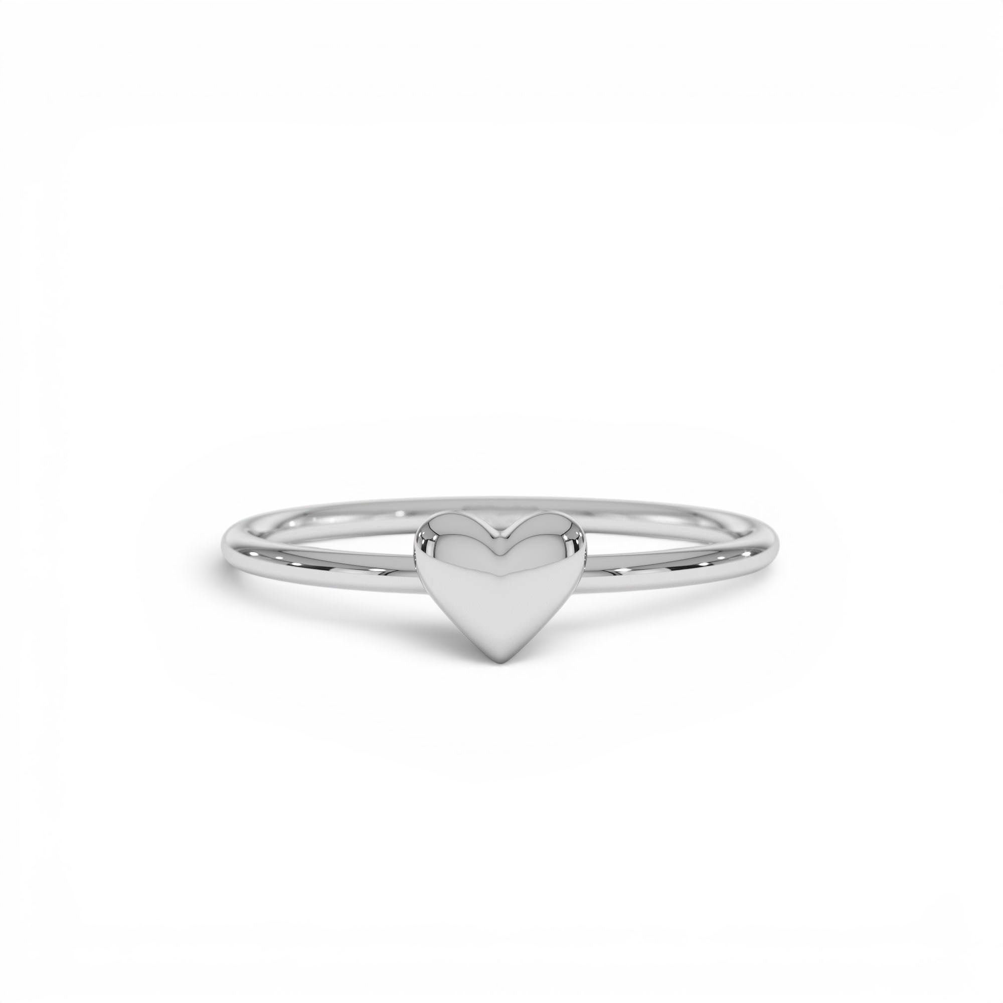 14k Bubble Heart Ring - view 3