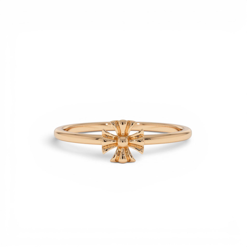 14k Maltese Cross Ring - view 2