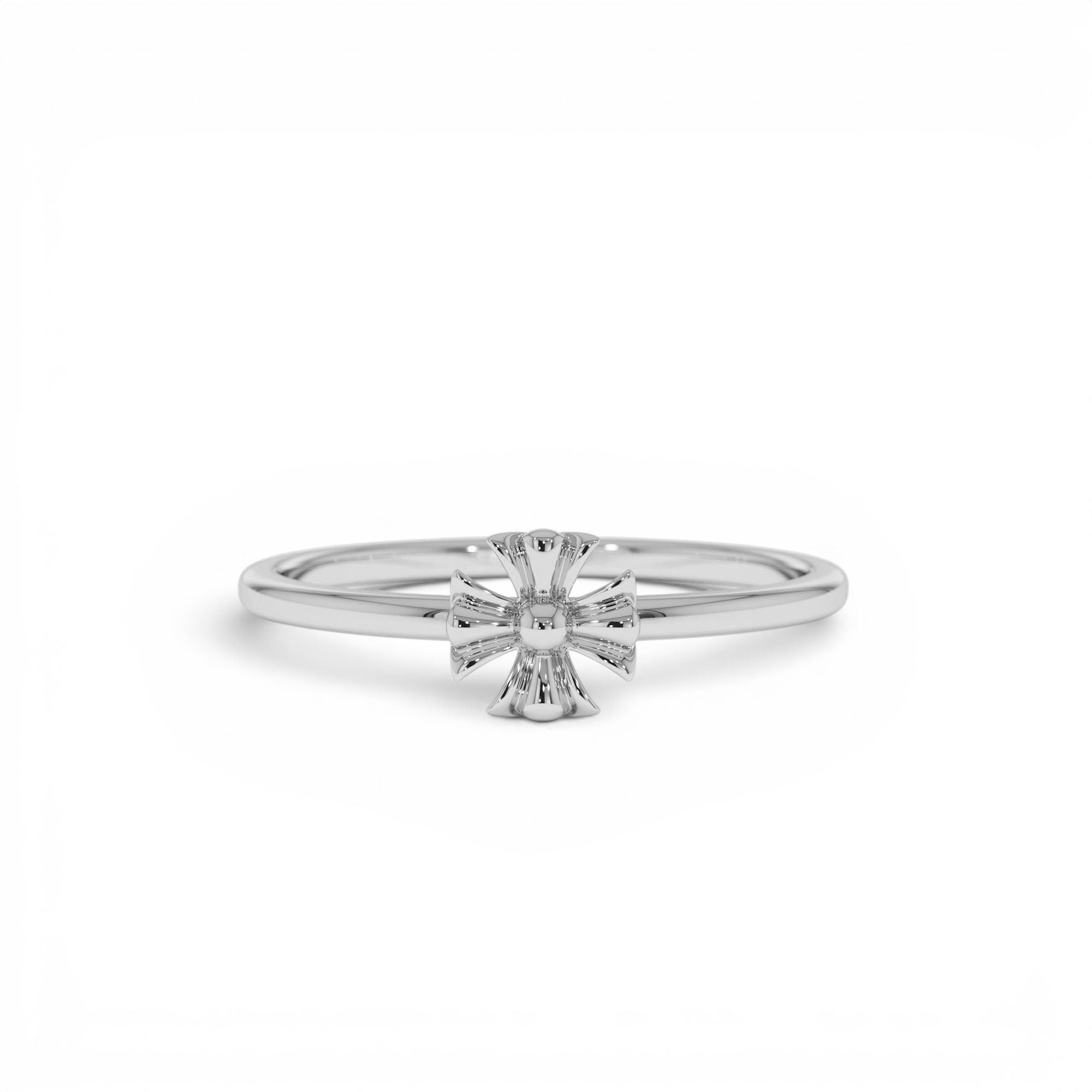14k Maltese Cross Ring - view 4