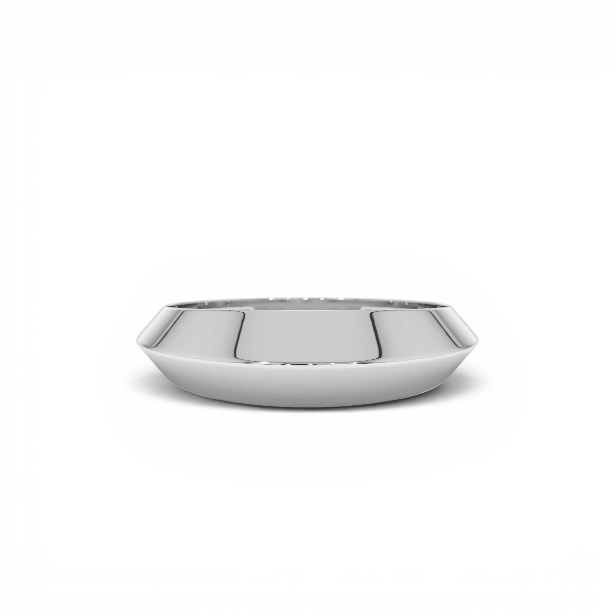 14k Knife Edge Wedding Band - view 3