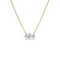 1.00 Ctw 14k Prong Setting Marquise Shape Lab Grown Diamond Solitaire Necklace by Orlina Fine