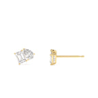 1.80 CTW 14K Toi et Moi Lab Grown Diamond Studs - view 4
