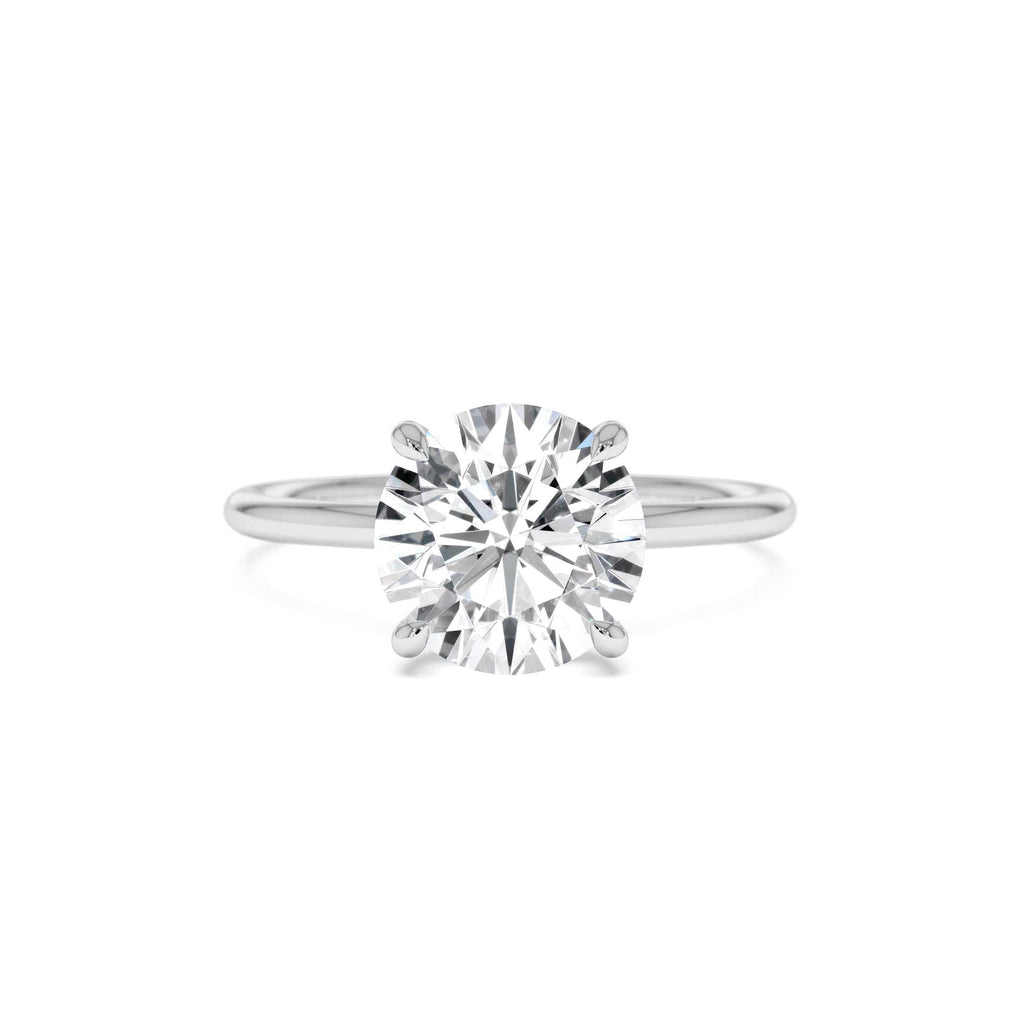 2.00 Ctw 14k Round Brilliant Prong Setting Lab Grown Diamond Engagement Ring – Rosalind - view 3