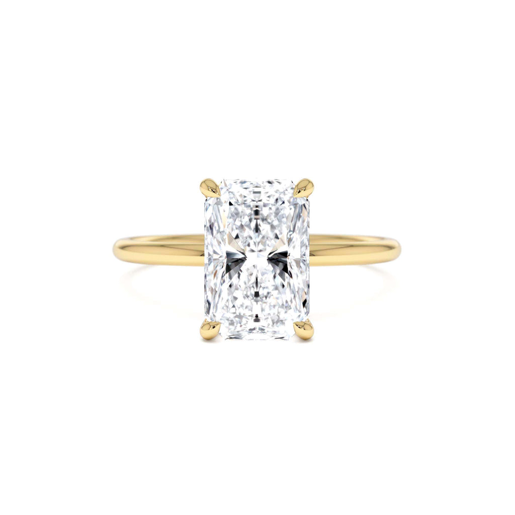 2.00 Ctw 14k Radiant Cut Prong Setting Lab Grown Diamond Engagement Ring – Corinne by Orlina Fine