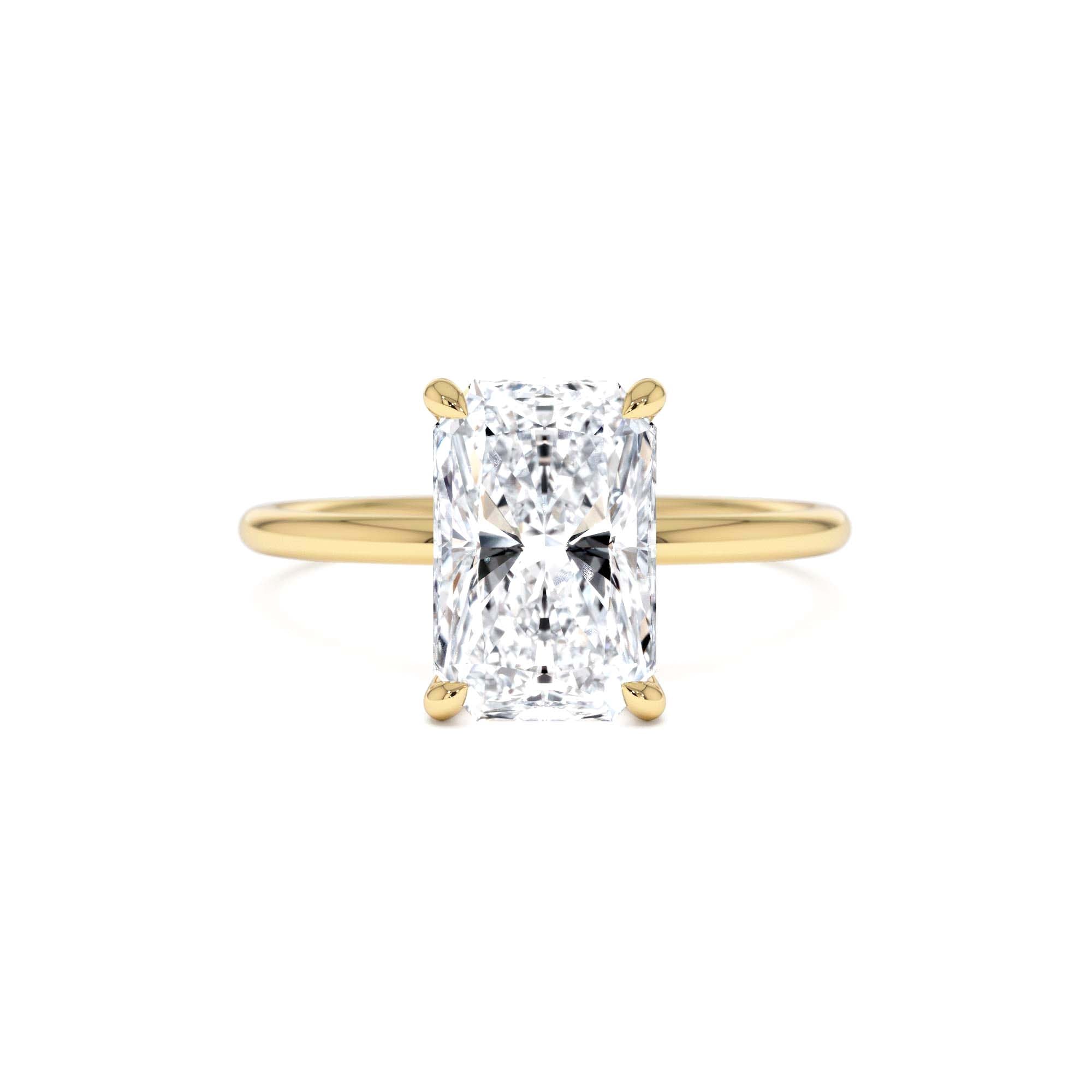 2.00 Ctw 14k Radiant Cut Prong Setting Lab Grown Diamond Engagement Ring – Corinne by Orlina Fine