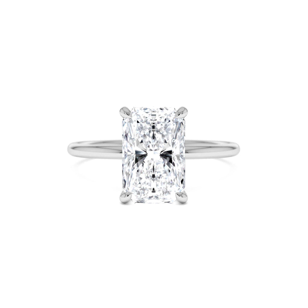 2.00 Ctw 14k Radiant Cut Prong Setting Lab Grown Diamond Engagement Ring – Corinne - view 3