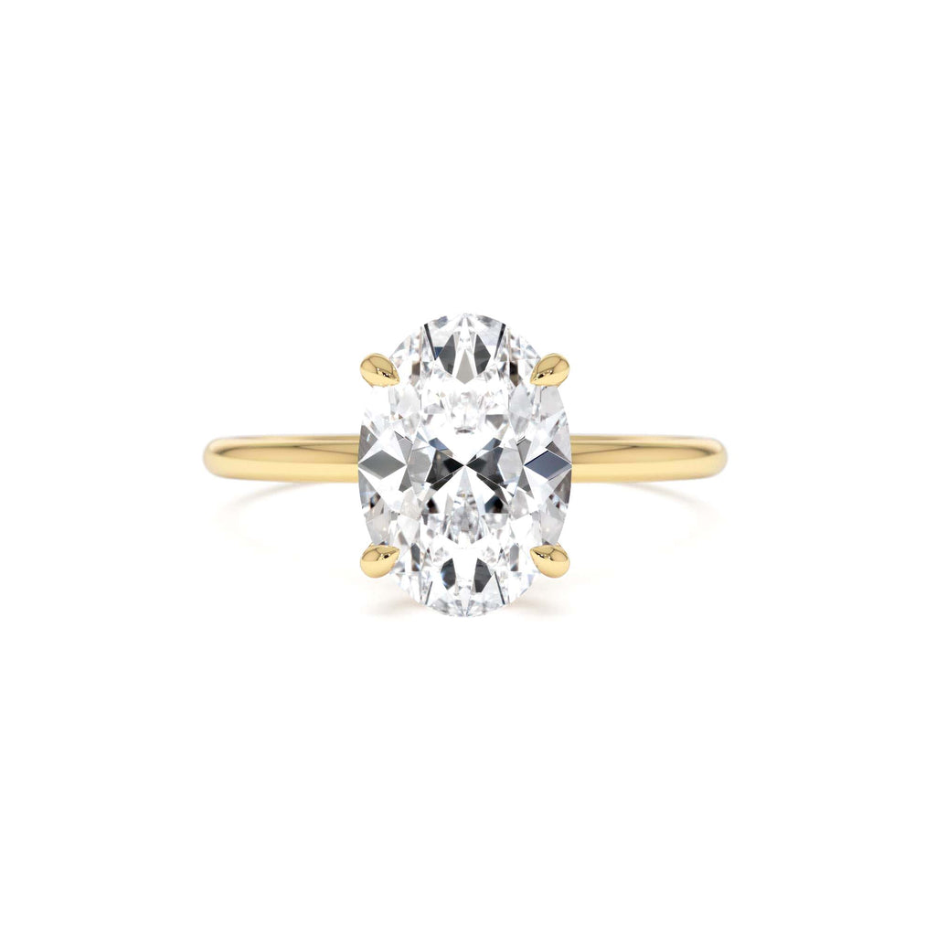 2.00 Ctw 14k Oval Shaped Prong Setting Lab Grown Diamond Engagement Ring – Odessa by Orlina Fine