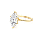 2.00 Ctw 14k Marquise Lab Grown Diamond Engagement Ring with Hidden Halo – Natalia - view 4