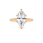 2.00 Ctw 14k Marquise Lab Grown Diamond Engagement Ring with Hidden Halo – Natalia - view 2