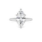 2.00 Ctw 14k Marquise Lab Grown Diamond Engagement Ring with Hidden Halo – Natalia - view 3