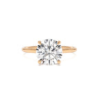 2.00 Ctw 14k Round Brilliant Lab Grown Diamond Engagement Ring with Hidden Halo – Rosalie - view 2