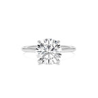 2.00 Ctw 14k Round Brilliant Lab Grown Diamond Engagement Ring with Hidden Halo – Rosalie - view 3