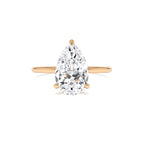 2.00 Ctw 14k Pear Shaped Lab Grown Diamond Hidden Halo Engagement Ring – Amara - view 3