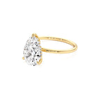 2.00 Ctw 14k Pear Shaped Lab Grown Diamond Hidden Halo Engagement Ring – Amara - view 4