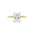 1.50 Ctw 14k Radiant Cut Lab Grown Diamond Hidden Halo Engagement Ring – Aurora by Orlina Fine