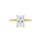 1.50 Ctw 14k Radiant Cut Lab Grown Diamond Hidden Halo Engagement Ring – Aurora by Orlina Fine