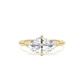 1.50 CTW 14K Marquise Shape West-East Set Lab Grown Diamond Solitaire Ring by Orlina Fine
