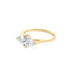 1.50 CTW 14K Marquise Shape West-East Set Lab Grown Diamond Solitaire Ring - view 4