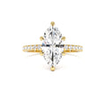 2.50 Ctw 14k Marquise Shaped Lab Grown Diamond Pavé Setting with Hidden Halo by Orlina Fine