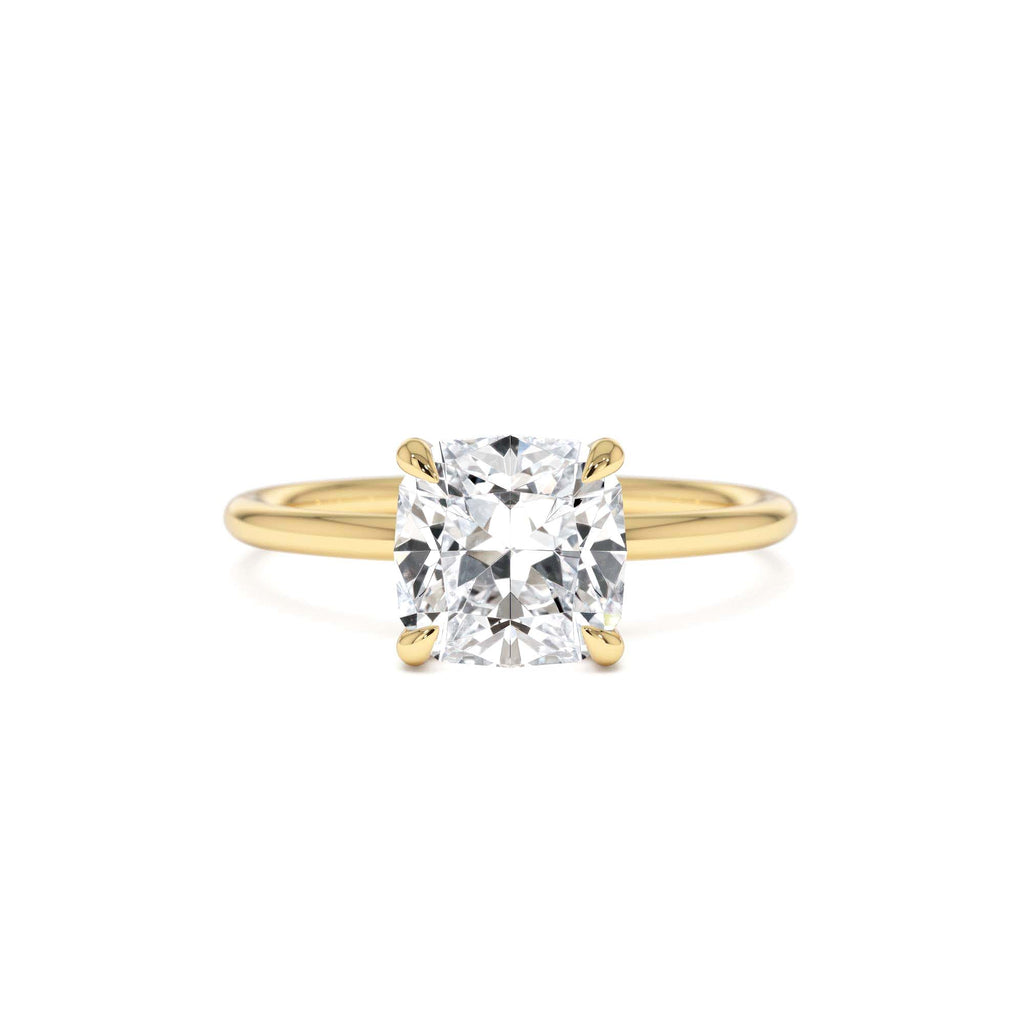 2.00 CTW 14K Cushion Cut Lab Grown Diamond Engagement Ring by Orlina Fine