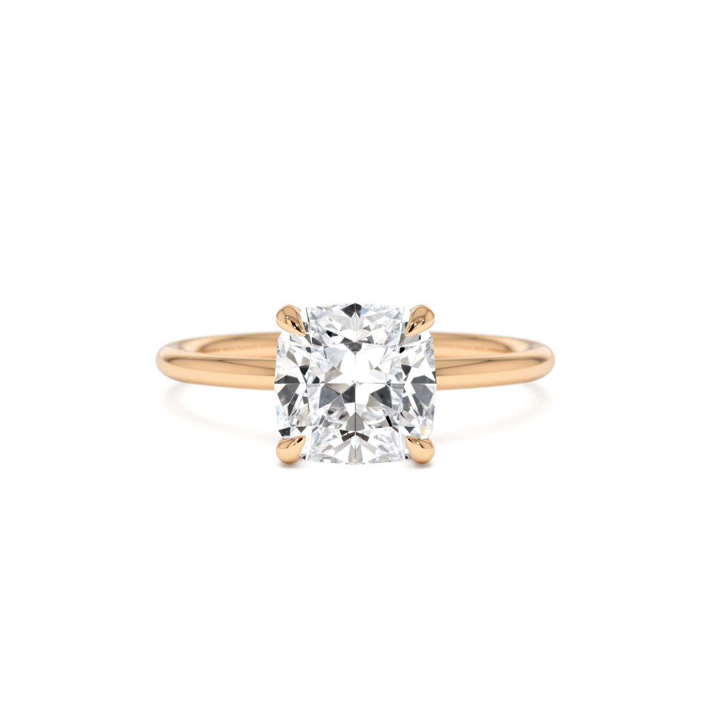 2.00 Ctw 14k Cushion Cut Lab Grown Diamond Engagement Ring - view 2