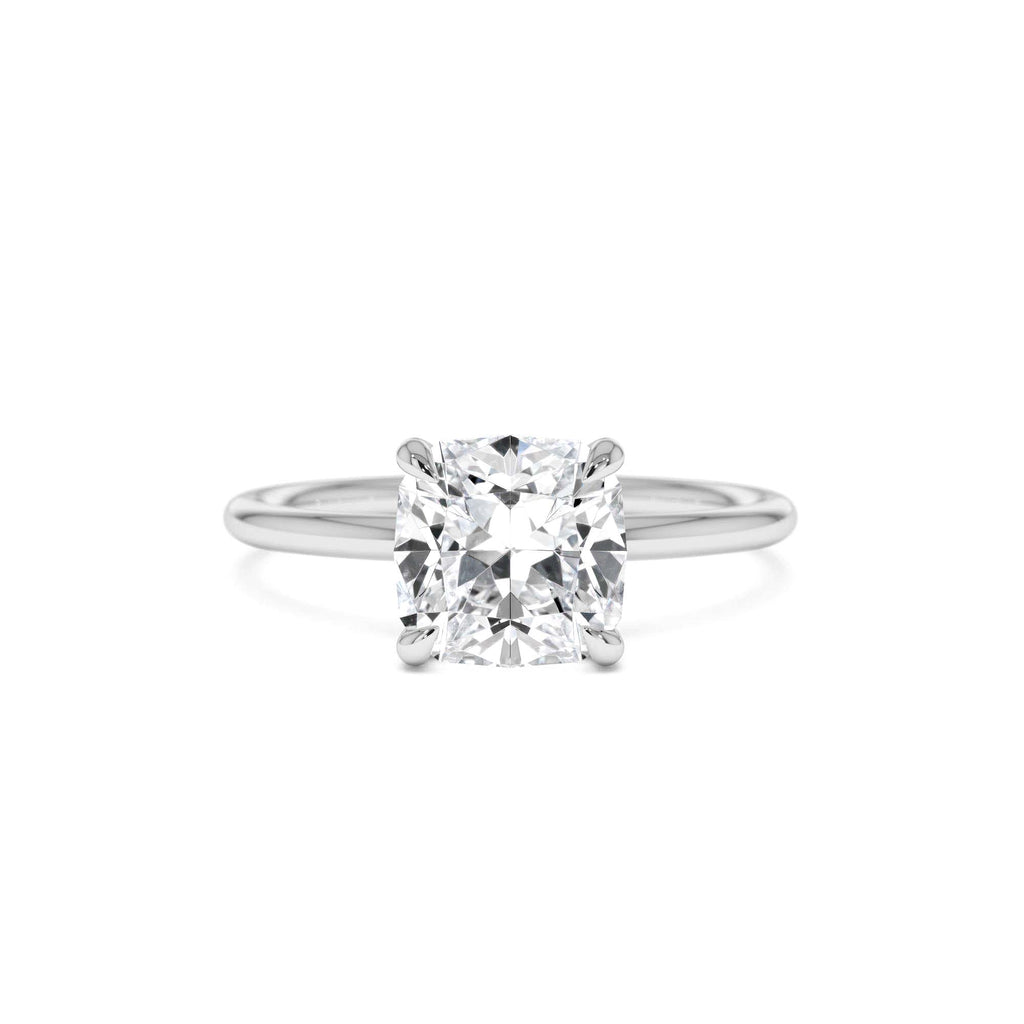 2.00 Ctw 14k Cushion Cut Lab Grown Diamond Engagement Ring - view 3