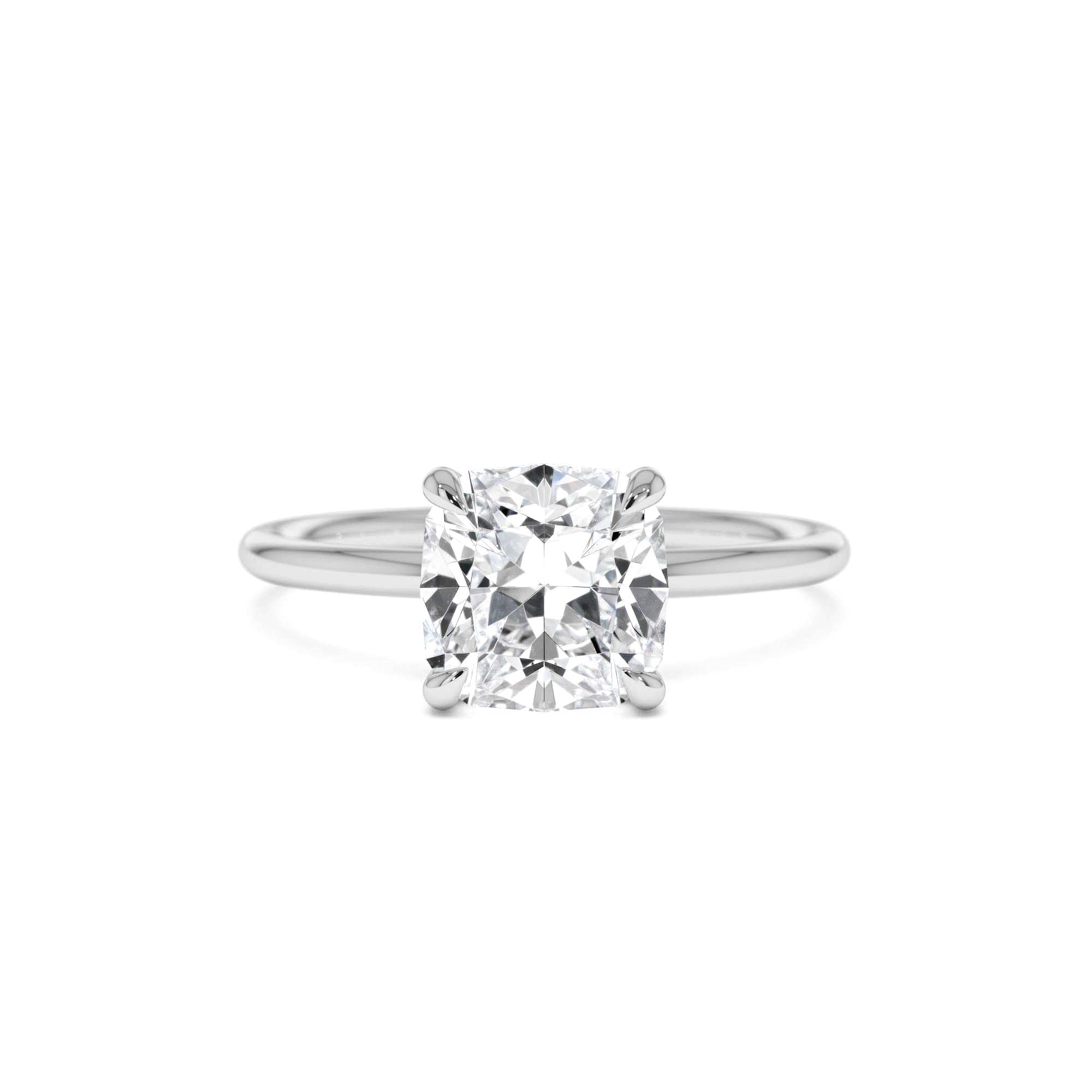 2.00 CTW 14K Cushion Cut Lab Grown Diamond Engagement Ring - view 3