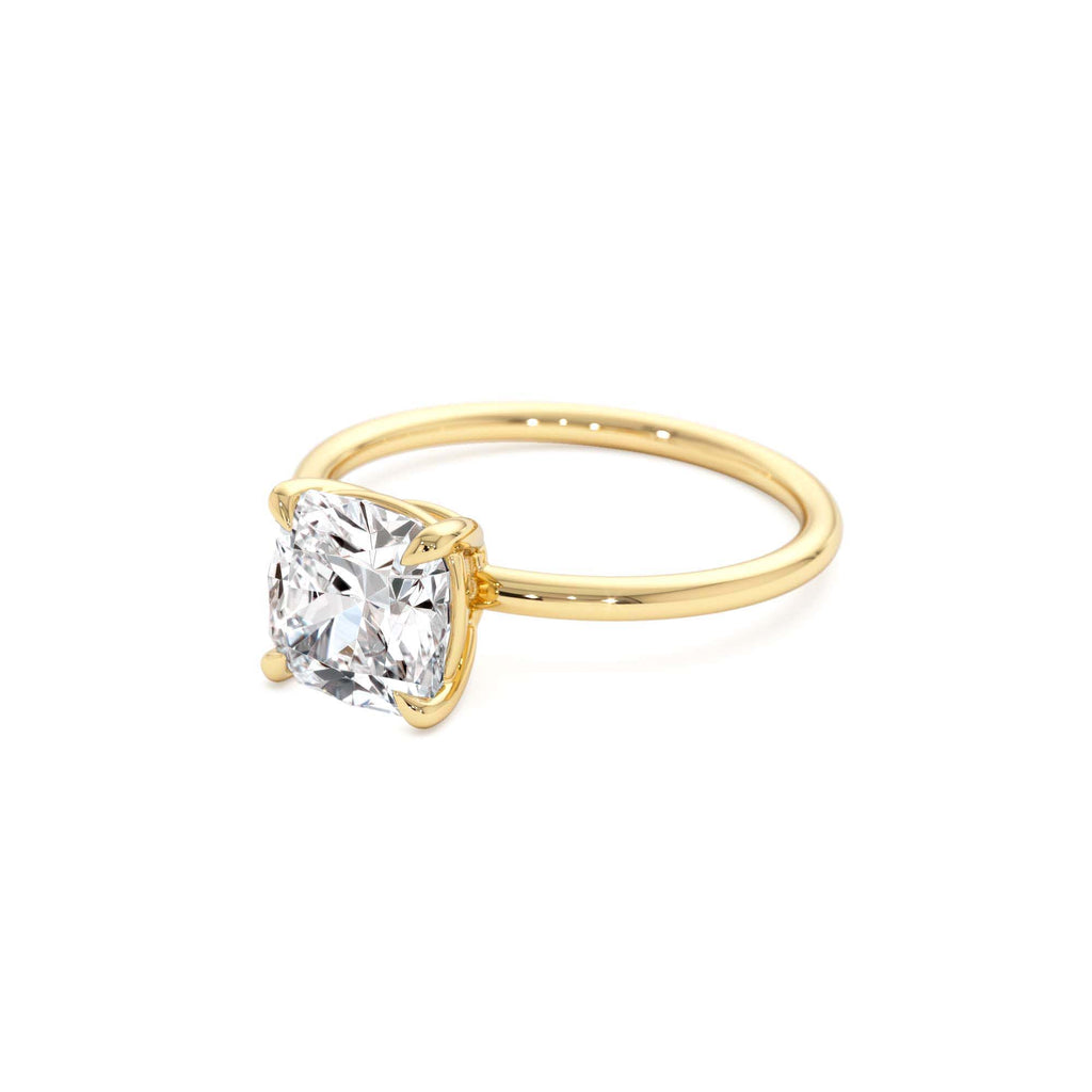2.00 CTW 14K Cushion Cut Lab Grown Diamond Engagement Ring - view 4