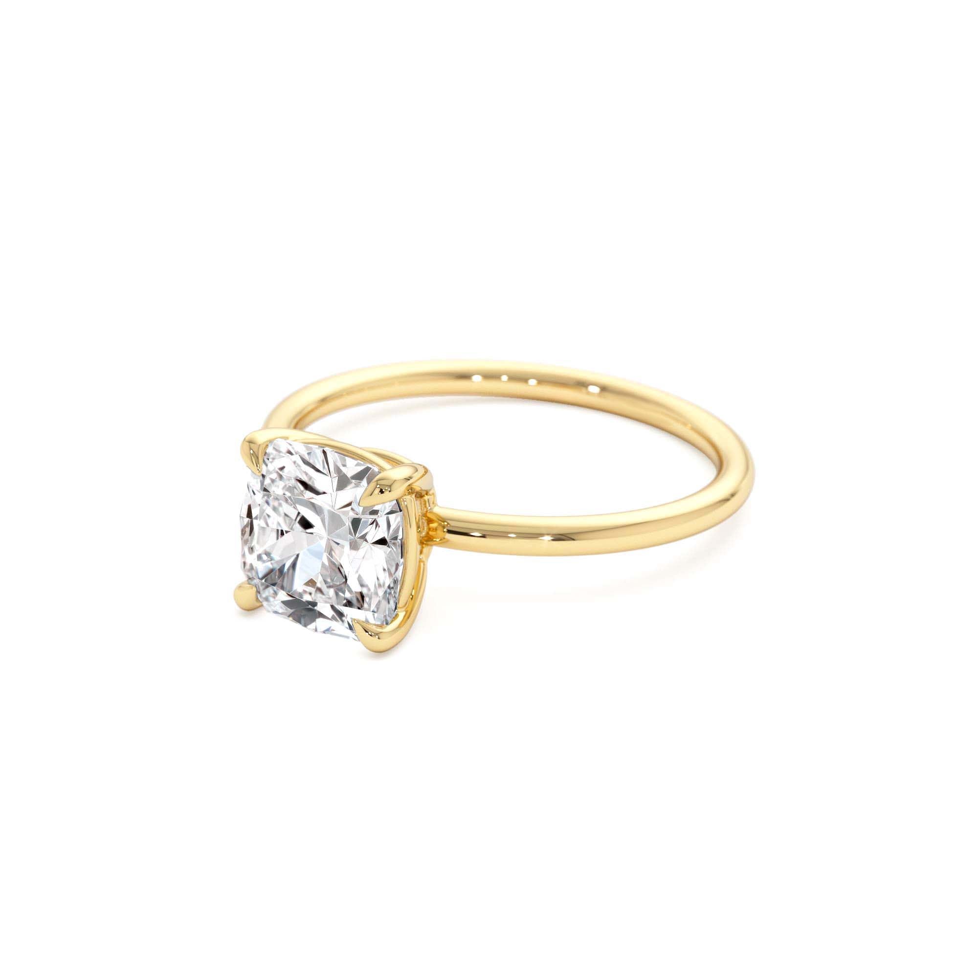2.00 CTW 14K Cushion Cut Lab Grown Diamond Engagement Ring - view 4