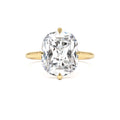 5.05 Ctw 14k Cushion Cut Lab Grown Diamond Engagement Solitaire by Orlina Fine