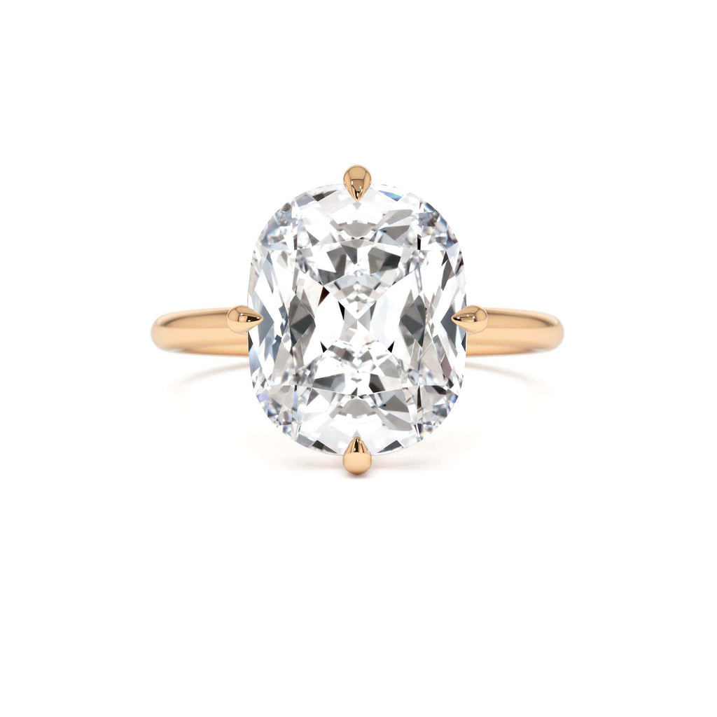5.05 CTW 14K Cushion Cut Lab Grown Diamond Engagement Solitaire - view 2
