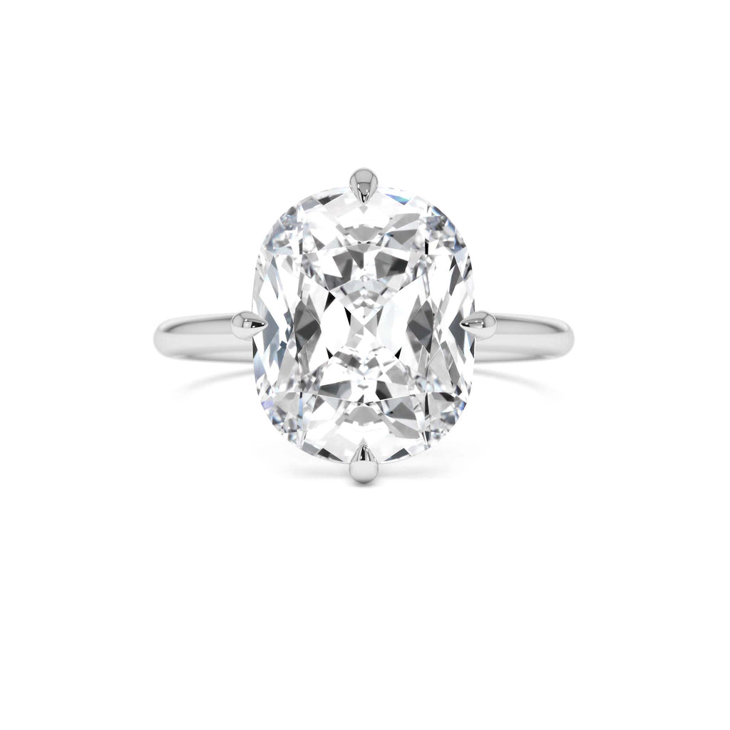 5.05 Ctw 14k Cushion Cut Lab Grown Diamond Engagement Solitaire - view 3