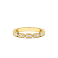 14k Stacking Filigree Diamond Ring by Orlina Fine