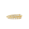 14k Leaf Inspired Diamond Wrap Ring by Orlina Fine