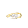 14k Modern Marquise Diamond Cluster Ring by Orlina Fine