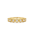 14k Vintage Style Diamond Band Ring by Orlina Fine