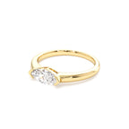 0.75 CTW 14K Marquise Shaped East-West Lab Grown Engagement Ring - view 5