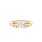 0.75 CTW 14K Marquise Shaped East-West Lab Grown Engagement Ring by Orlina Fine