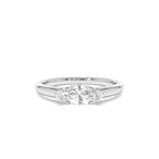 0.75 CTW 14K Marquise Shaped East-West Lab Grown Engagement Ring - view 4