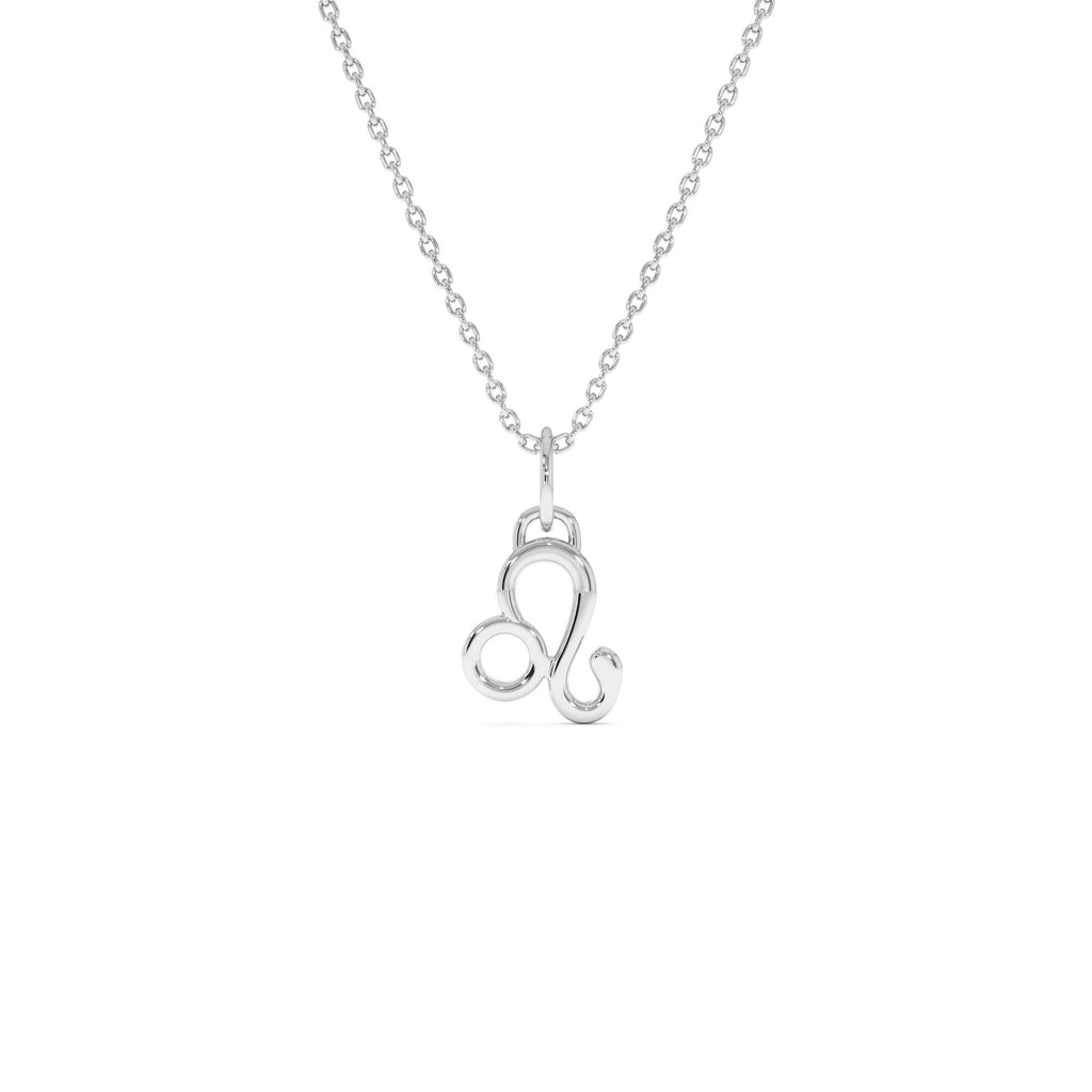 14K Leo Zodiac Charm Necklace - view 2