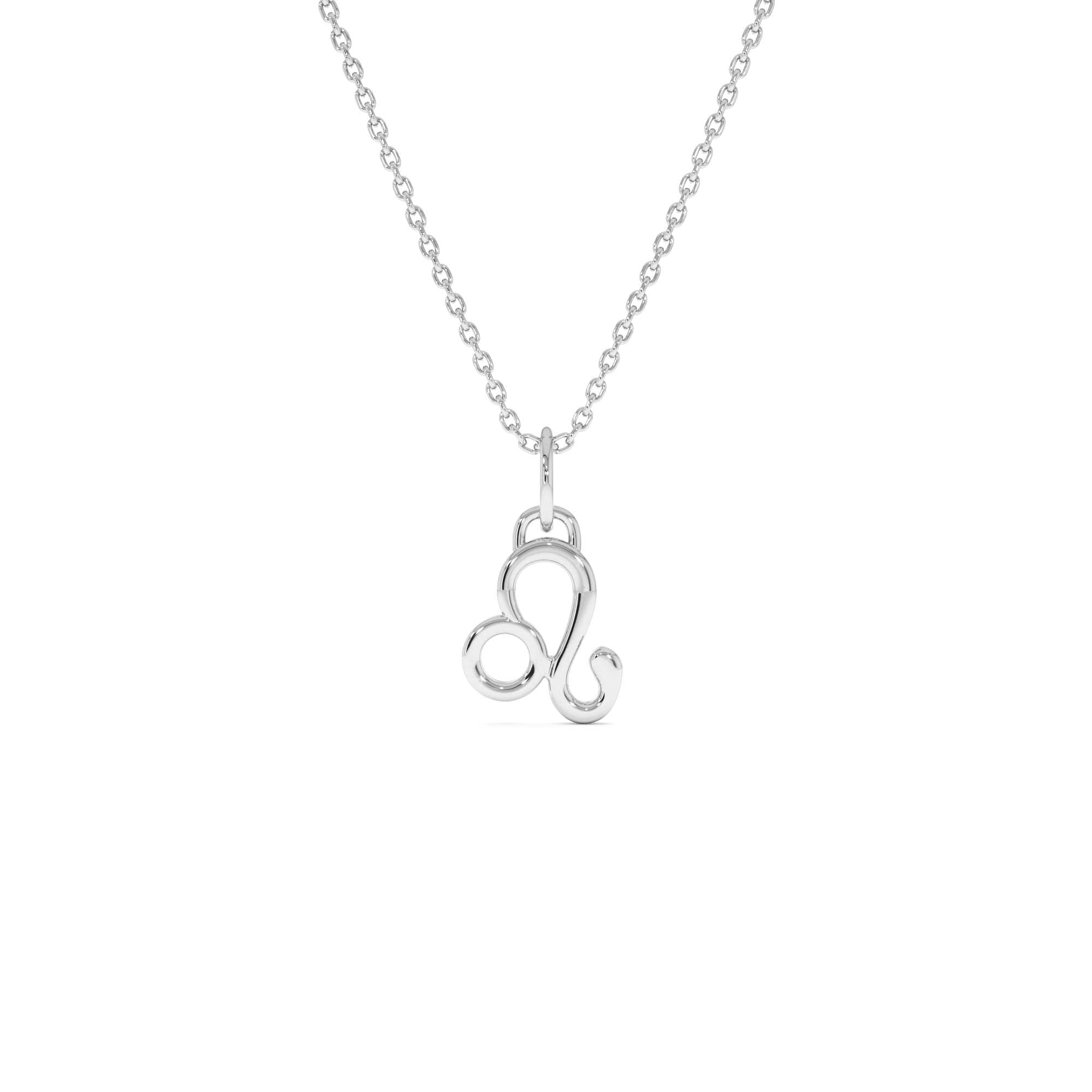 14K Leo Zodiac Charm Necklace - view 2