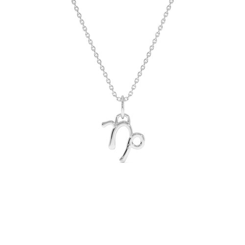 14K Capricorn Zodiac Charm Necklace - view 2