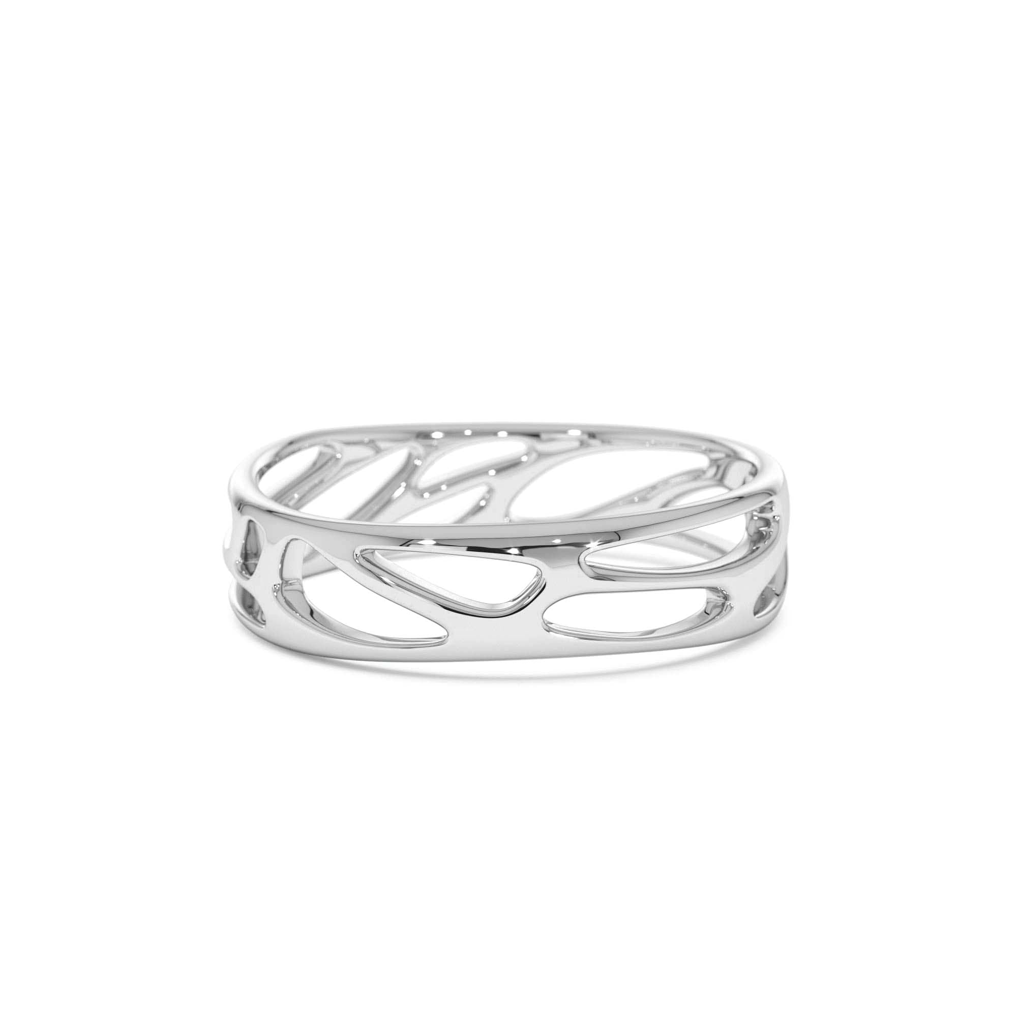 14k Gold Sculptural Band - view 4